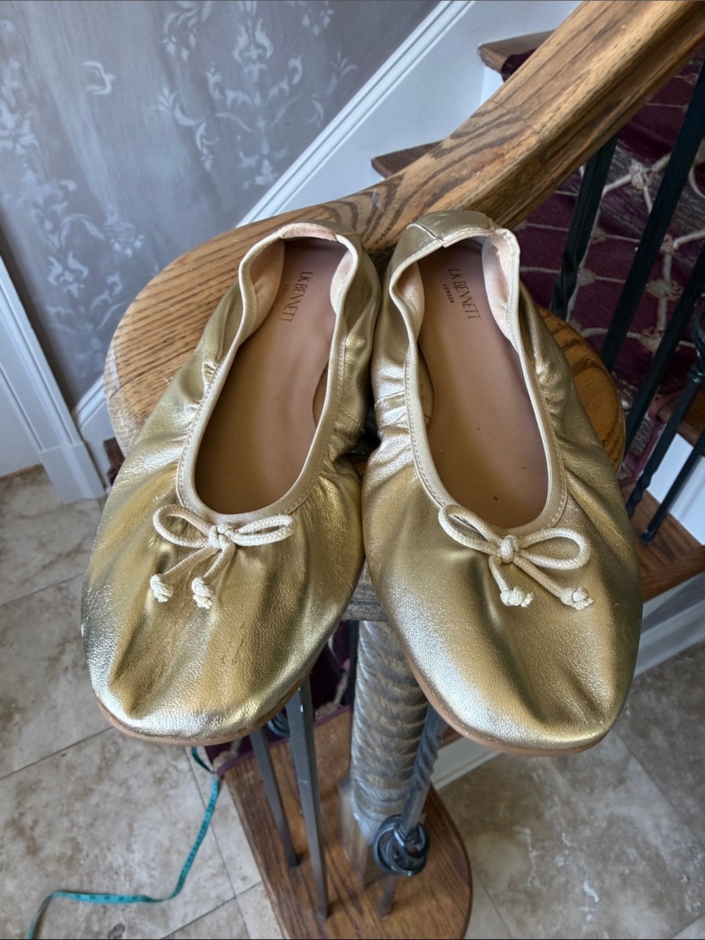 LK BENNETT LONDON TRILLY ballet flats euro 39 ladies, nine - Picture 8 of 16